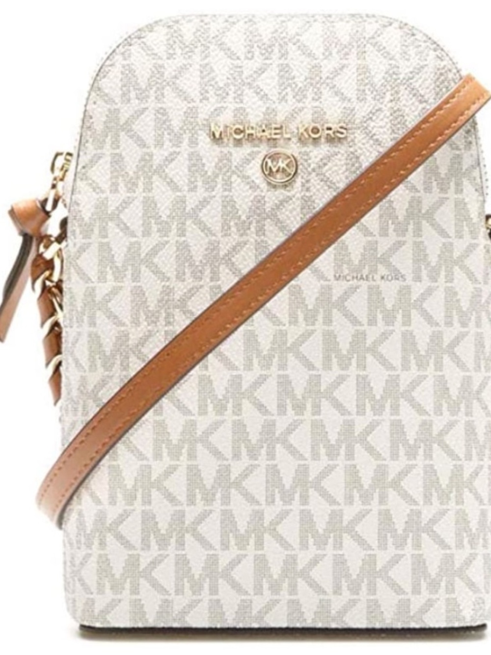 Michael Kors Jet Set Small NS Crossbody Vanilla